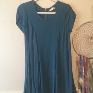 Casual, teal dress!